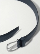 Anderson's - Full-Grain Leather Belt - Blue