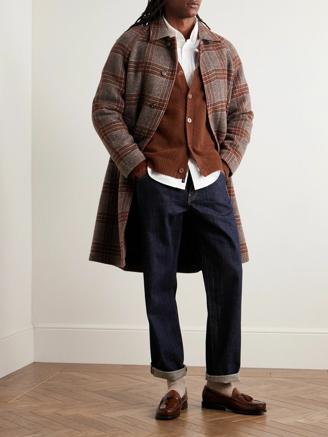 NN07 - John 6683 Wool-Blend Cardigan - Brown NN07