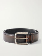Berluti - Venezia Leather Belt - Brown
