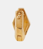 Aliita Deco Rombo Mini 9kt gold earrings with tourmaline