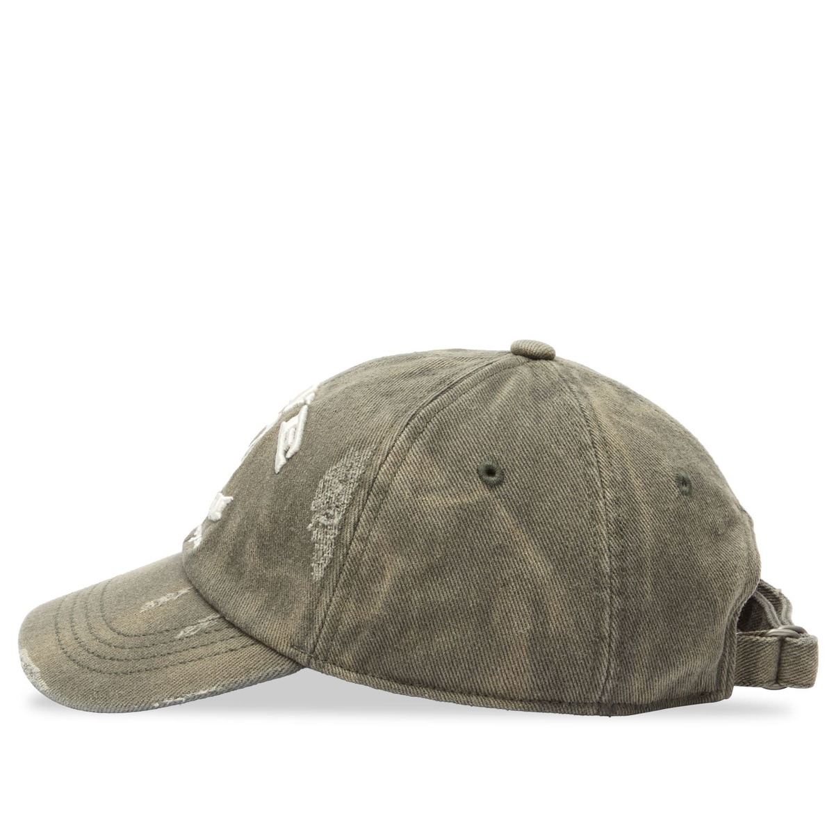 Acne Studios Men's Cuddy Pink Gym Cap in Asphalt Grey Acne Studios