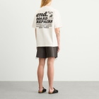 END. Coastal Board Repairs T-Shirt in Ecru