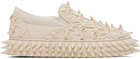 Doublet White Porcupine Sneakers