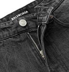Balenciaga - Washed-Denim Jeans - Gray
