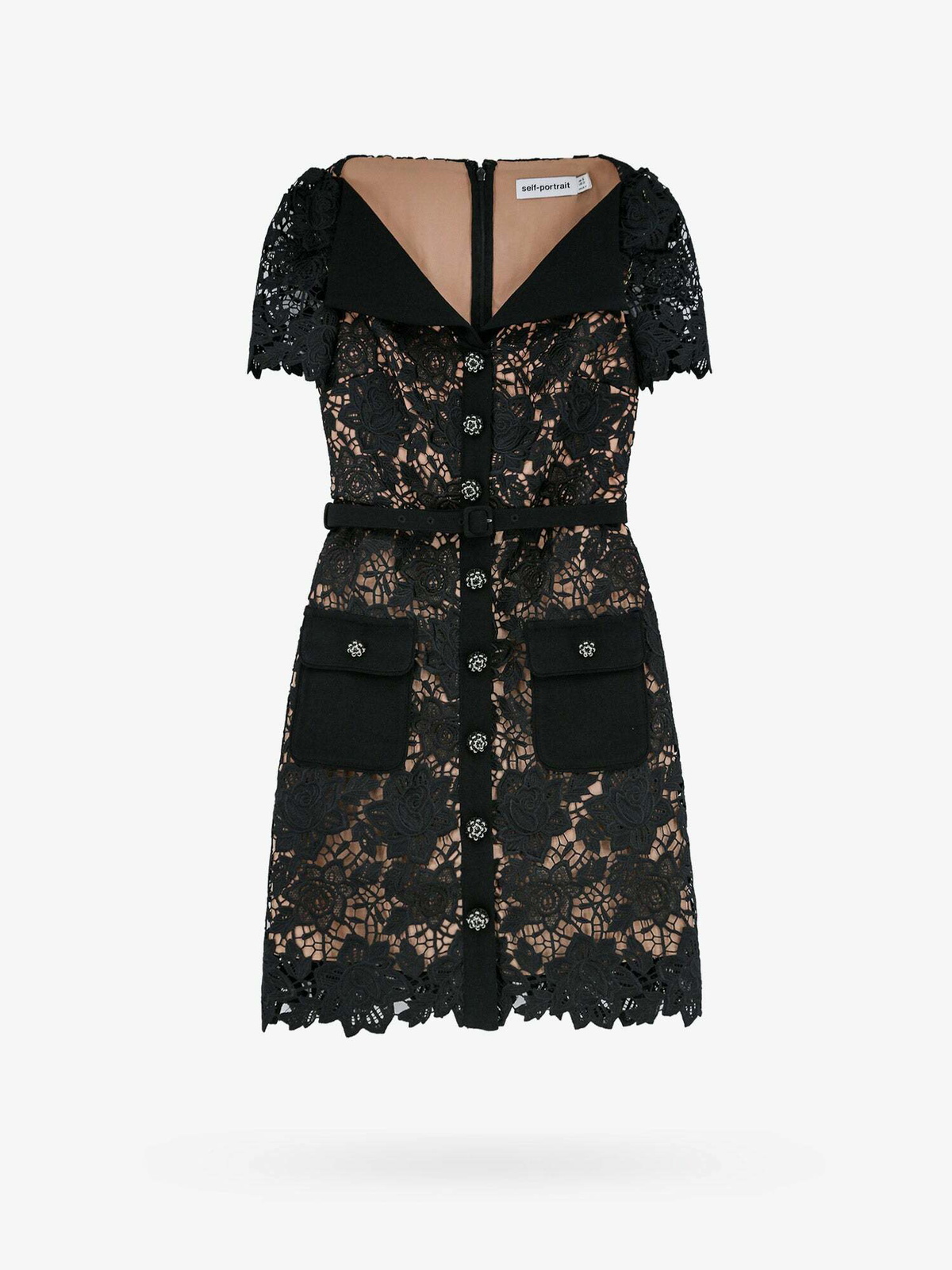 Self Portrait Dress Black Womens Self-Portrait Self Portrait Dress Black Womens Self-Portrait