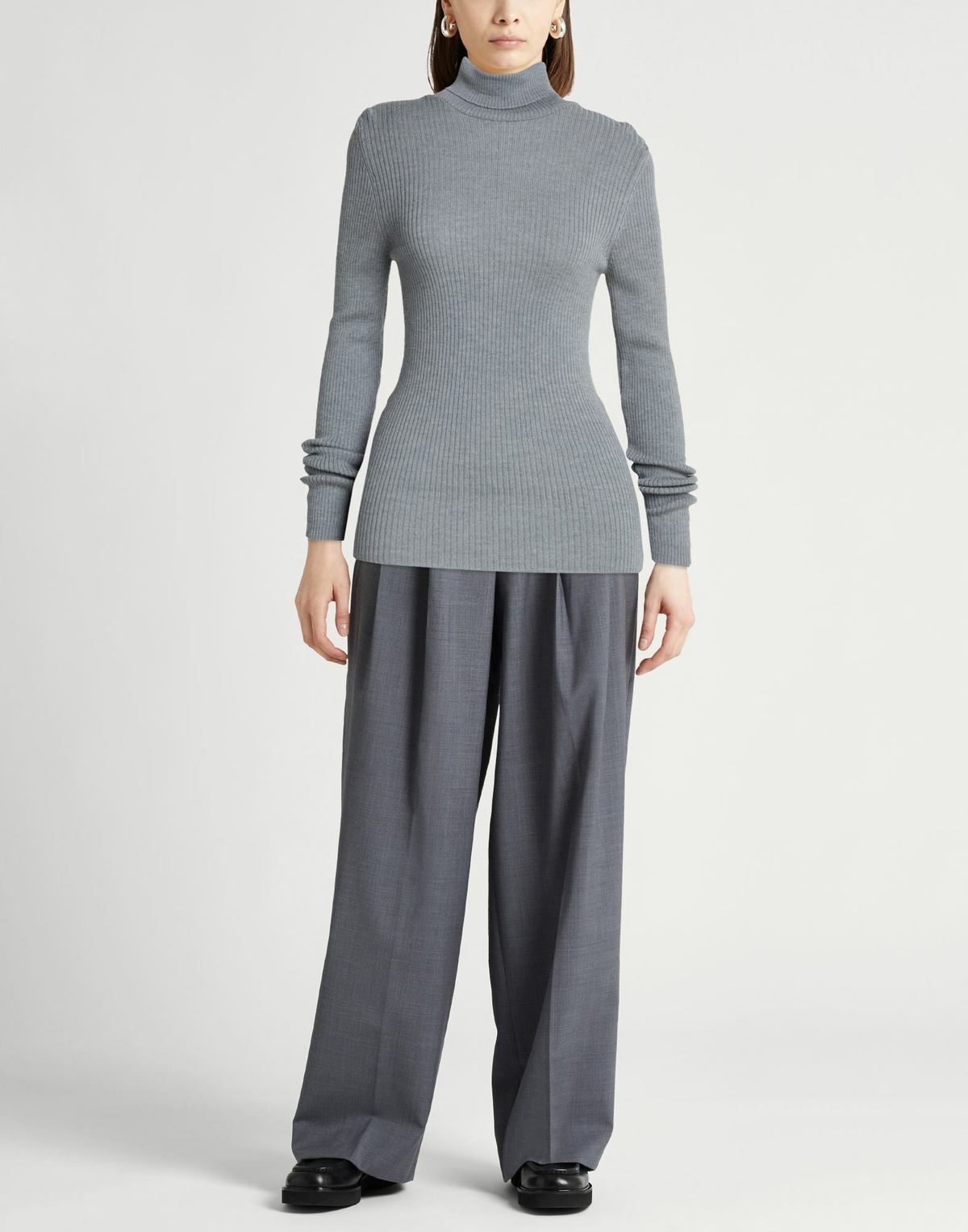 Crossley Womens Turtleneck in Grey