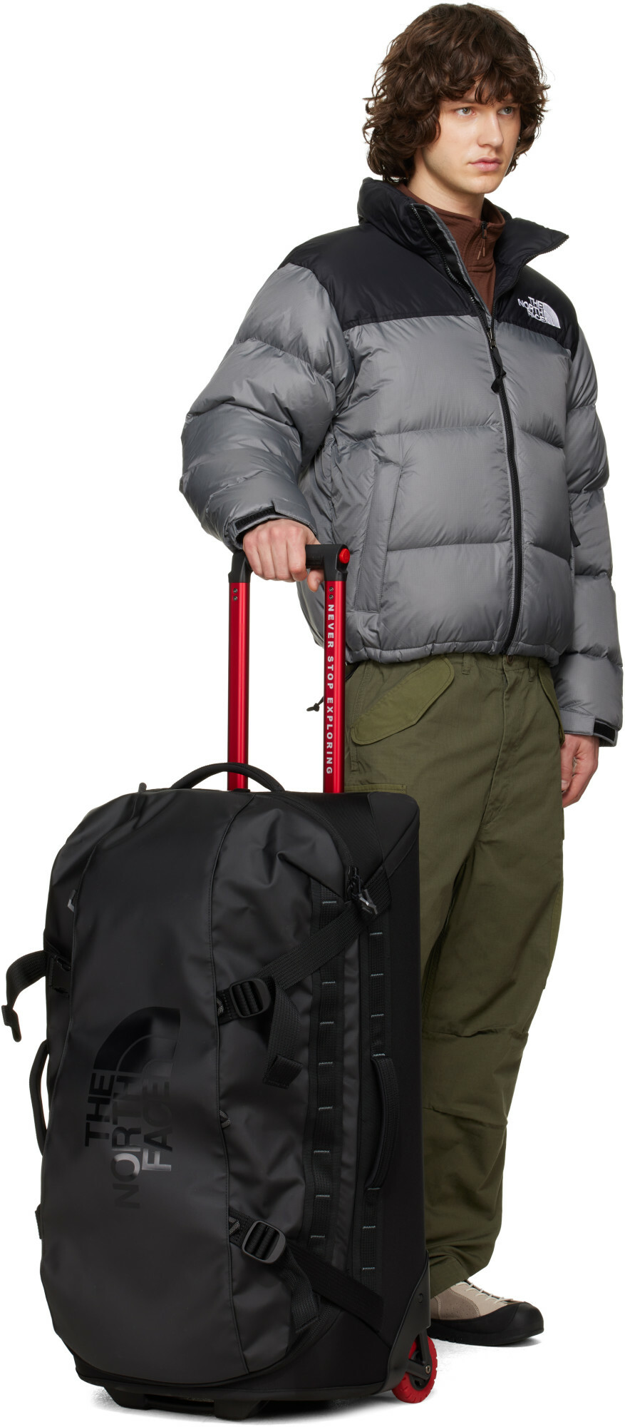 The North Face Black Base Camp Voyager 29 Roller Suitcase