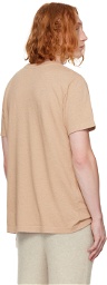 The Elder Statesman Beige Super Soft T-Shirt