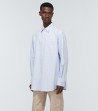 Valentino Logo cotton-blend Oxford shirt