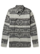 RRL - Cotton and Wool-Blend Jacquard Shirt - Gray