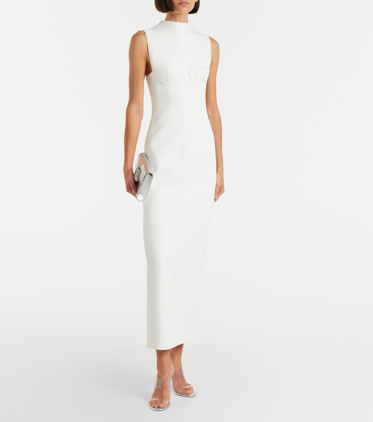 Rene Caovilla Celebrity crystal-embellished PVC sandals