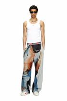 Diesel Sweatpants with graphic print - Pants - Unisex - Grey