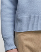 Ami Paris Off White Adc Sweater Blue - Mens - Pullovers