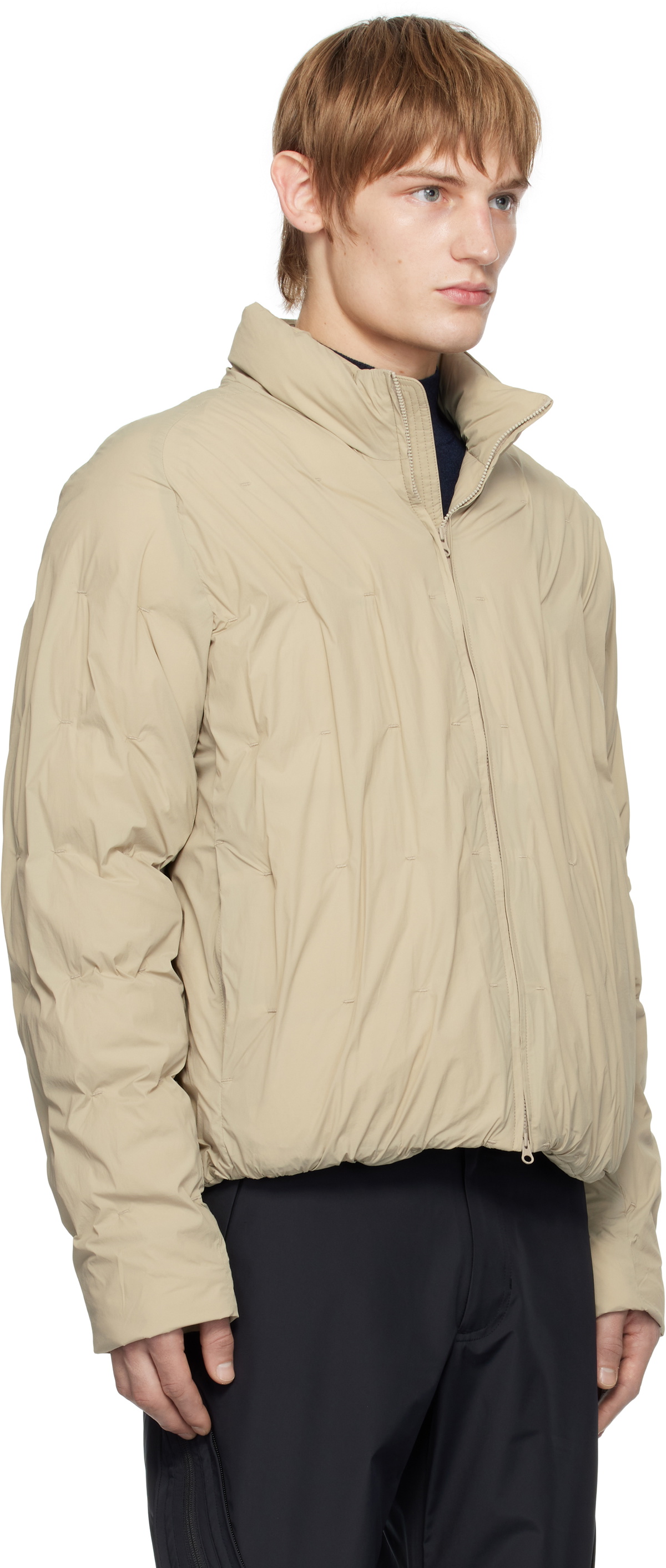 POST ARCHIVE FACTION (PAF) Beige 7.0 Right Light Down Jacket Post