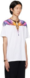 Marcelo Burlon County of Milan White Printed T-Shirt