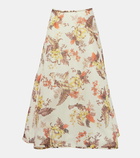 Zimmermann Matchmaker linen and silk maxi skirt