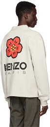 Kenzo Gray Boke Flower Cardigan
