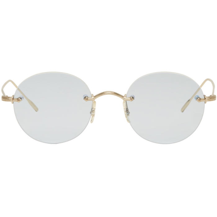 Photo: Oliver Peoples Gold Keil Sunglasses 