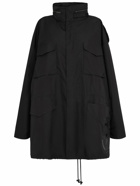 MAISON MARGIELA - Cordura Oversize Hooded Coat W/ Pockets