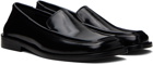 The Attico Black Evan Loafers