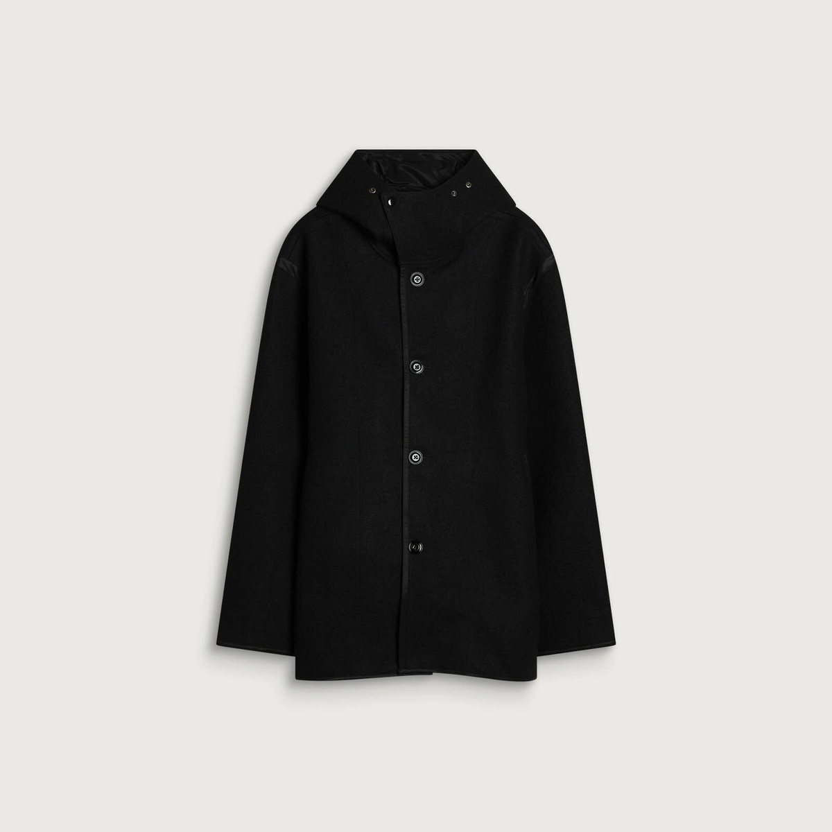 Our Legacy Men's Stamped Wool Liner Jacket in Black