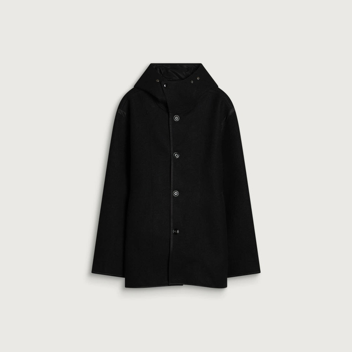 Photo: Our Legacy Men's Stamped Wool Liner Jacket in Black