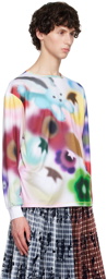Chopova Lowena Multicolor Airbrush Bunny Long Sleeve T-Shirt
