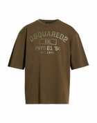 Dsquared2 Mens T-shirt Military in Green