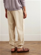 Federico Curradi - Tapered Cotton-Jersey Sweatpants - Neutrals