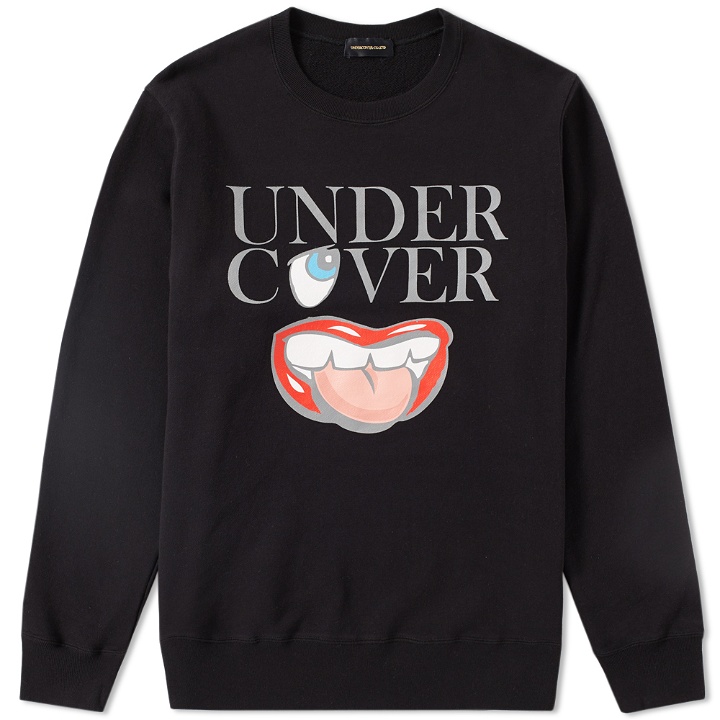 Photo: Undercover Mouth Logo Crew Sweat