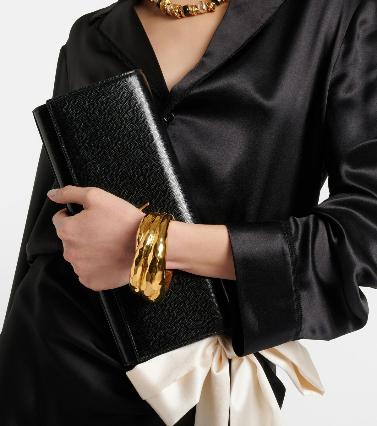Saint Laurent Oversized cuff bracelet