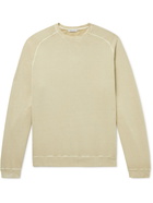 Boglioli - Garment-Dyed Cotton-Jersey Sweatshirt - Neutrals