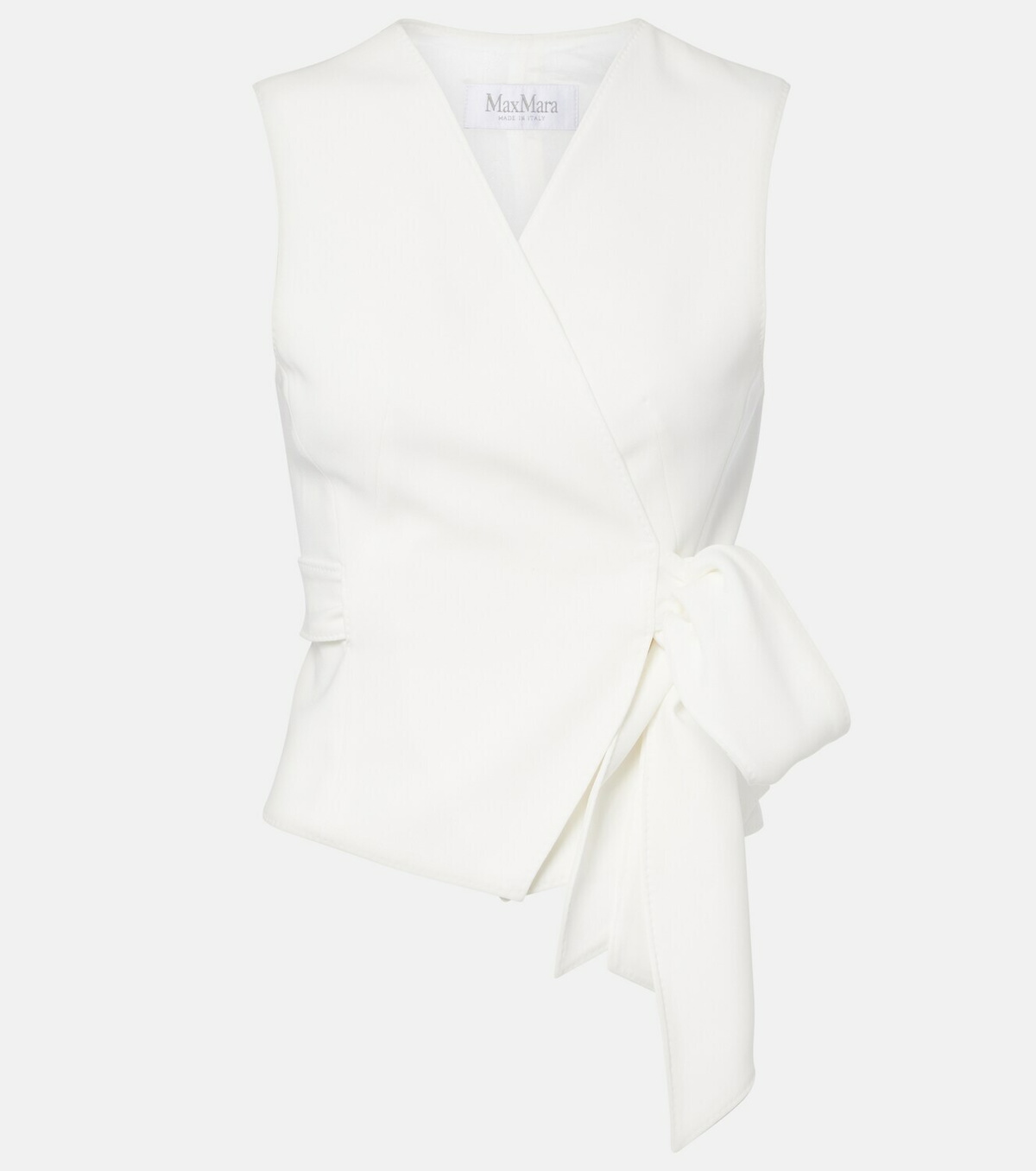 Max Mara Draped cady vest