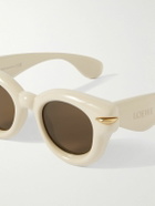 LOEWE - Inflated Round-Frame Acetate Sunglasses