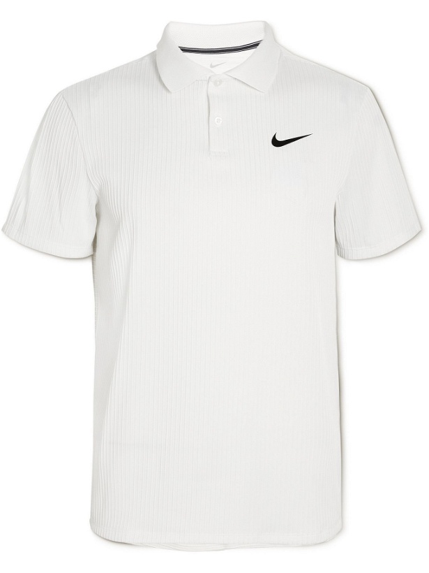 Photo: Nike Tennis - Slam Dri-FIT ADV Tennis Polo Shirt - White