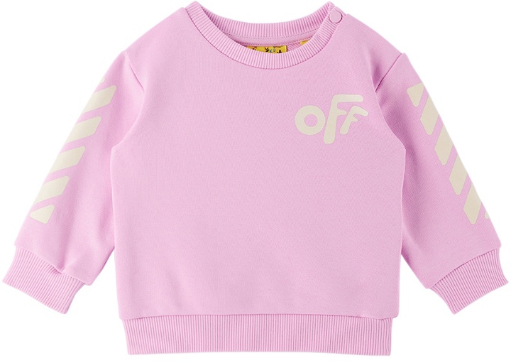 Photo: Off-White Baby Pink Off Rounded Sweatsuit