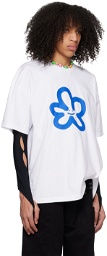 Marshall Columbia SSENSE Exclusive White Smiley Star T-Shirt