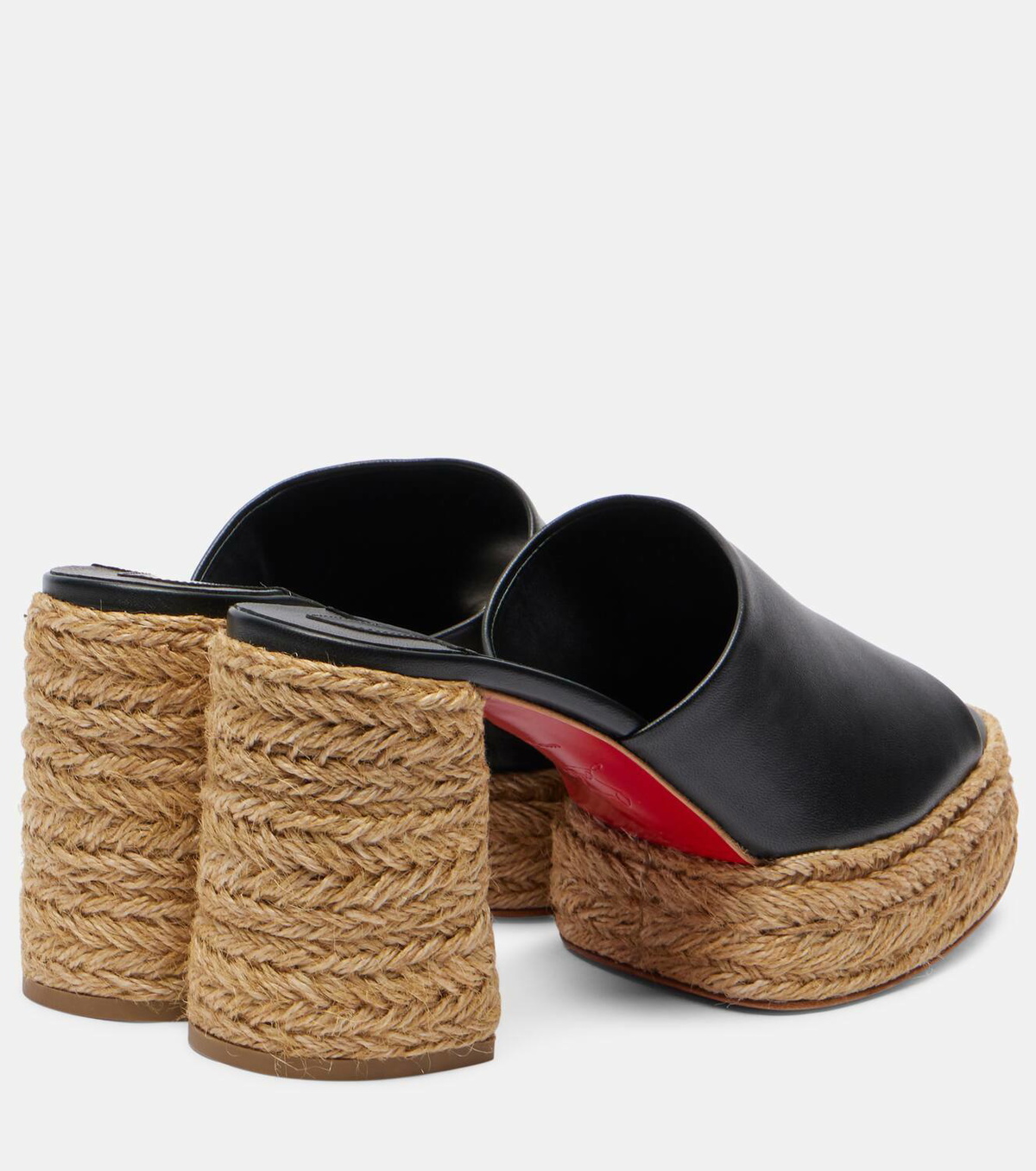 Christian Louboutin Calakala 85 leather platform mules