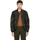 Schott Green Camo MA-1 Bomber Jacket