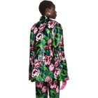 Richard Quinn Black Floral Embellished Jacket