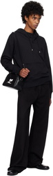 Courrèges Black Buttoned Hoodie