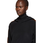 Haider Ackermann Black Silk Hoodie