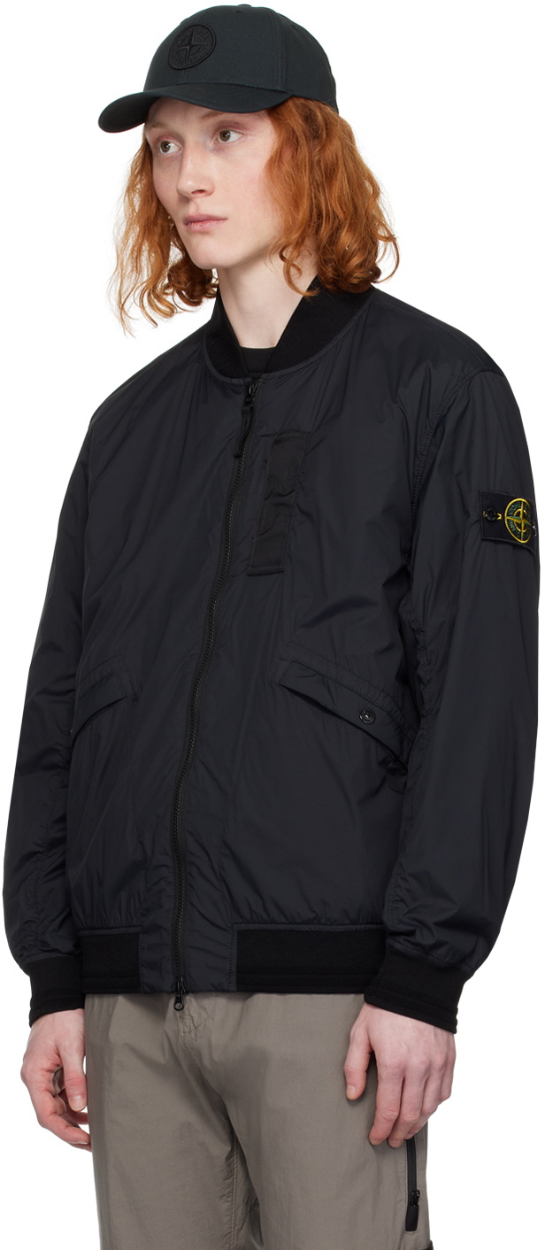 STONE ISLAND SkinTouch NylonBomberJacket（Stone Island Black  