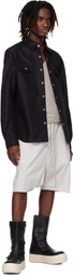 Rick Owens DRKSHDW Off-White Temple Drawstring Pods Shorts