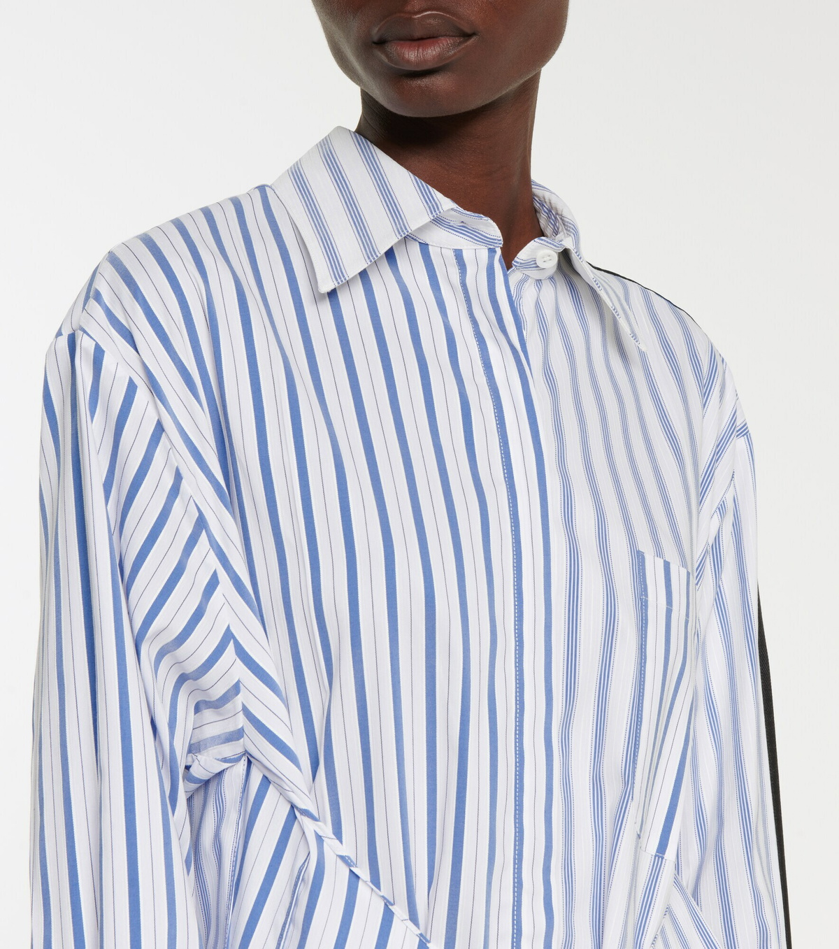Peter Do - Striped shirt dress