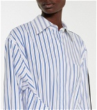 Peter Do - Striped shirt dress