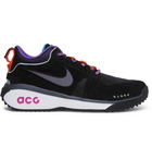 Nike - ACG Dog Mountain Suede and Mesh Sneakers - Men - Black