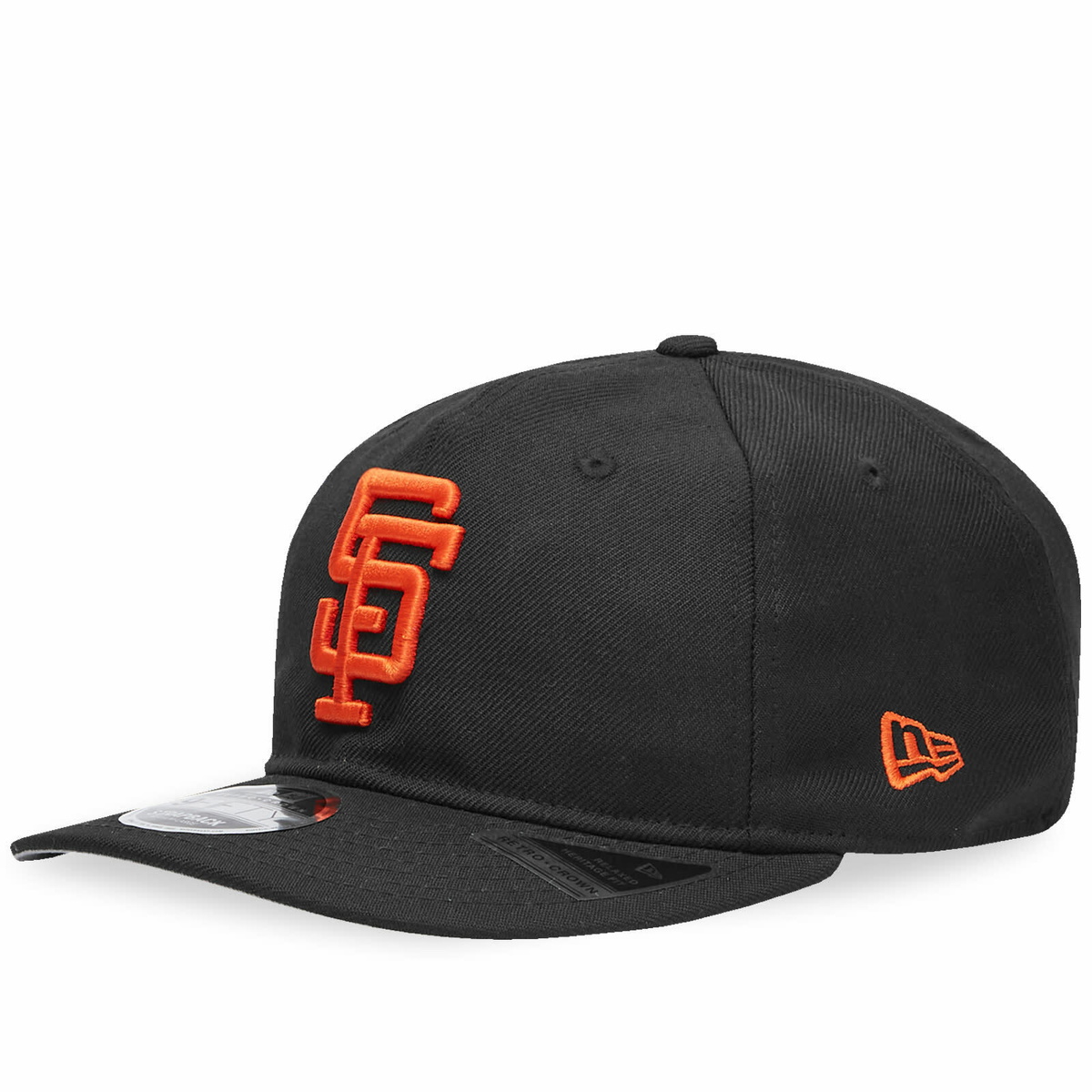 San Francisco Giants New Era Retro 59FIFTY Fitted Hat - Stone/Black