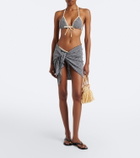 Montce Gingham beach cover-up