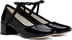 Repetto Black Guillemette Mary Jane Heels